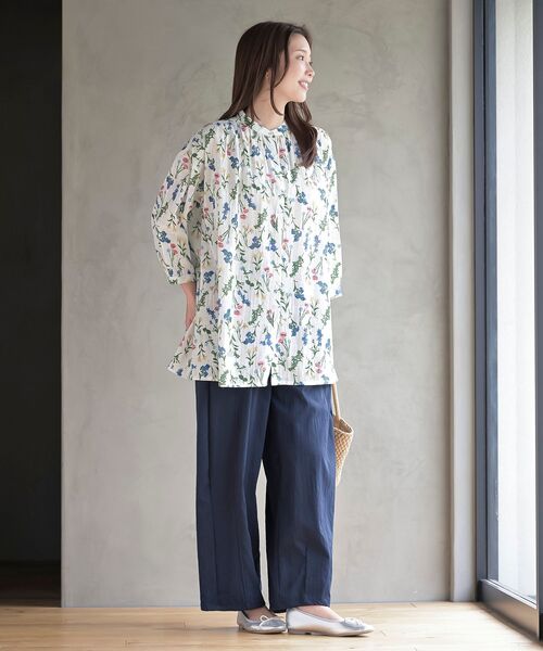 rps（アールピーエス）の「リラックスワイドパンツ（その他パンツ・レディース・アイボリー/ネイビー・フリー）」の20枚目の写真