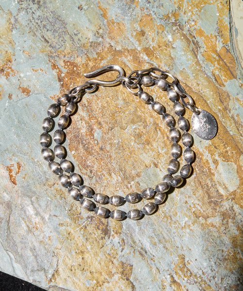 HARIM（ハリム）の「HARIM ハリム / OVAL BOWL CHAIN W-BRACELET シルバー925オーバルダブルボールチェーンブレスレット / HRC021W BC（ブレスレット・メンズ・シルバー・FREE）」の5枚目の写真