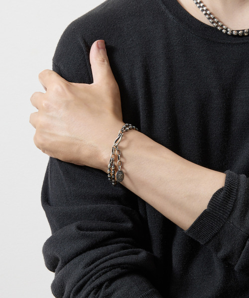 HARIM（ハリム）の「HARIM ハリム / OVAL BOWL CHAIN W-BRACELET シルバー925オーバルダブルボールチェーンブレスレット / HRC021W BC（ブレスレット・メンズ・シルバー・FREE）」の12枚目の写真