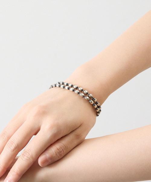 HARIM（ハリム）の「HARIM ハリム / OVAL BOWL CHAIN W-BRACELET シルバー925オーバルダブルボールチェーンブレスレット / HRC021W BC（ブレスレット・メンズ・シルバー・FREE）」の15枚目の写真