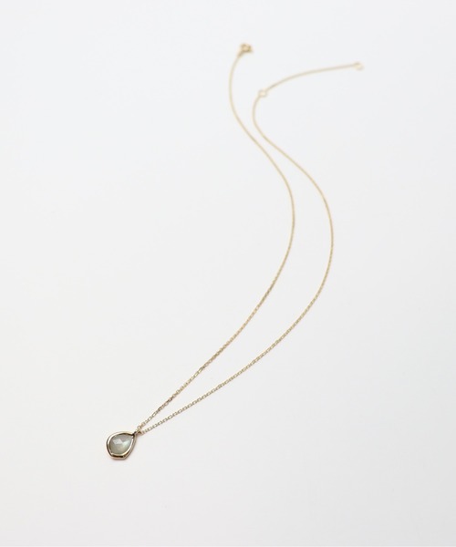 anq.（アンク）の「「anq.」SV925・グリーンオニキス/ラブラドライト　ネックレス（ネックレス・レディース・グレー/グリーン・ONE SIZE）」の3枚目の写真