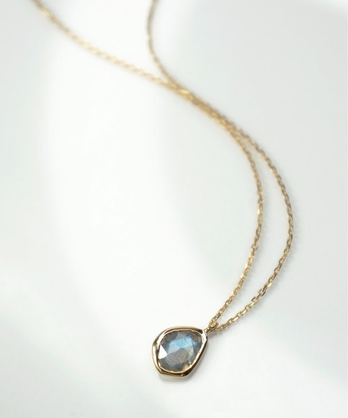 anq.（アンク）の「「anq.」SV925・グリーンオニキス/ラブラドライト　ネックレス（ネックレス・レディース・グレー/グリーン・ONE SIZE）」の7枚目の写真