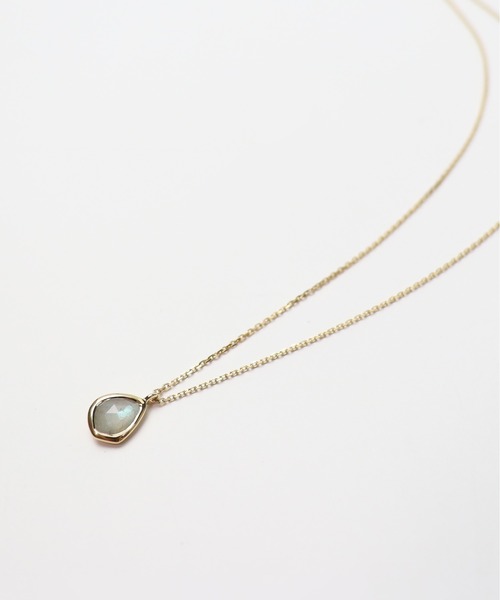 anq.（アンク）の「「anq.」SV925・グリーンオニキス/ラブラドライト　ネックレス（ネックレス・レディース・グレー/グリーン・ONE SIZE）」の8枚目の写真