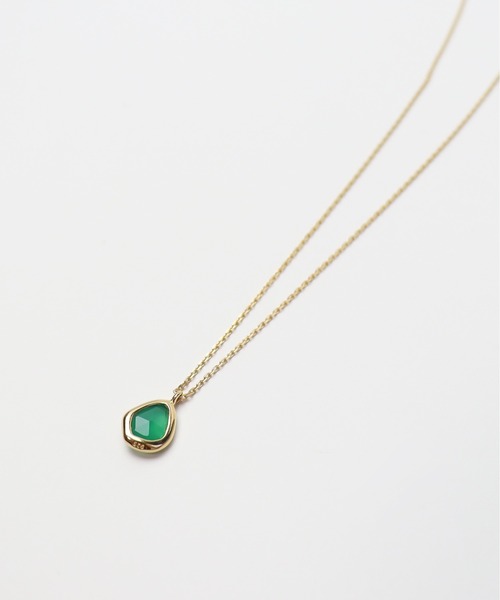 anq.（アンク）の「「anq.」SV925・グリーンオニキス/ラブラドライト　ネックレス（ネックレス・レディース・グレー/グリーン・ONE SIZE）」の9枚目の写真