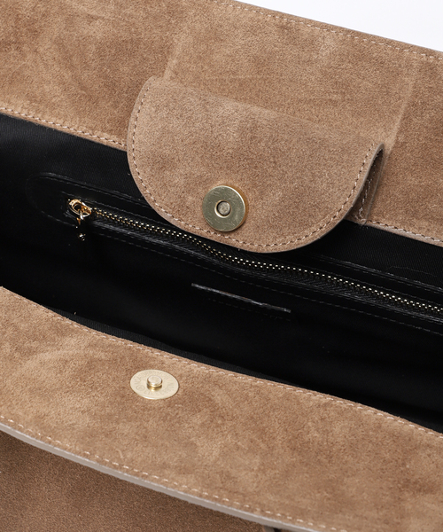 MILOS（ミロス）の「《WEB限定追加》MILOS/ミロス スエードボストンバッグ（ボストンバッグ・レディース・ベージュ・FREE）」の17枚目の写真