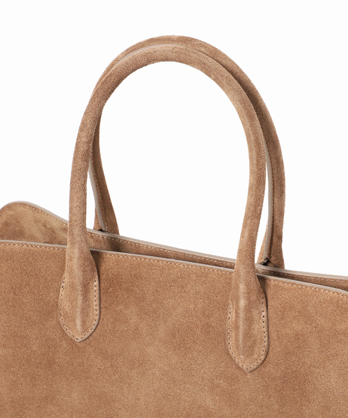 MILOS（ミロス）の「《WEB限定追加》MILOS/ミロス スエードボストンバッグ（ボストンバッグ・レディース・ベージュ・FREE）」の2枚目の写真