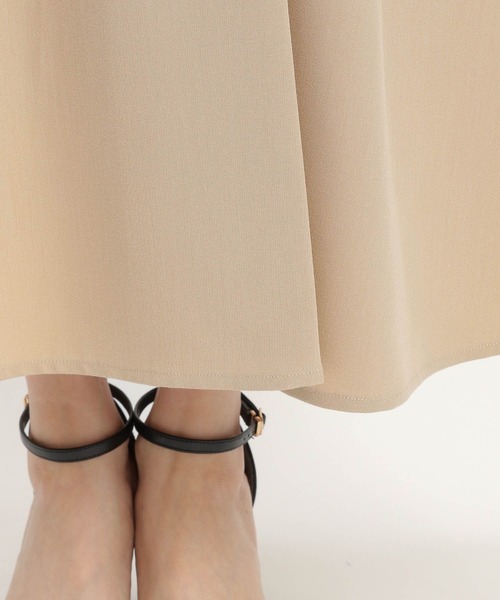 Andemiu(アンデミュウ)の「アシメカシュクール風フレンチスリーブワンピース574483(シャツワンピース・レディース・ベージュ/ネイビー/ブルー・FREE)」の13枚目の写真