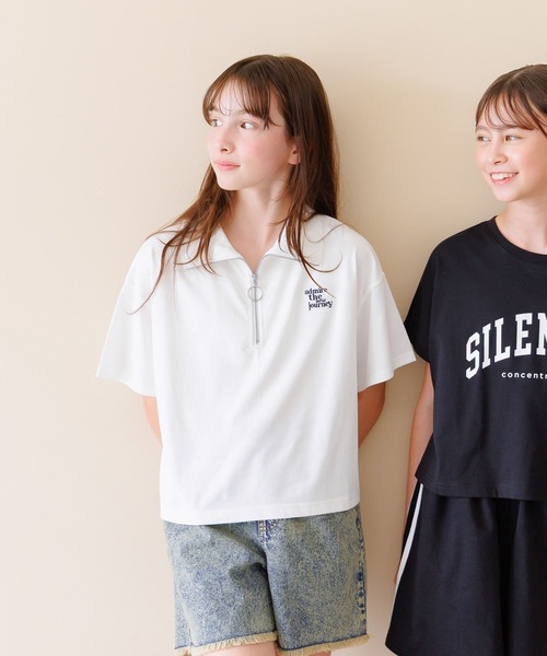 セール】フローズンTシャツ/ハーフZIP/499705（Tシャツ/カットソー