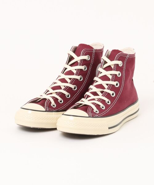 CONVERSE(コンバース)の「CONVERSE コンバース AS AGED AC HI オールスター エイジド AC HI 31315452 DARK CHERRY(スニーカー・メンズ・レッド・11h/10h/9h/9/8h/8/7h/7/6h/5h/5/4h/4/3h)」の1枚目の写真