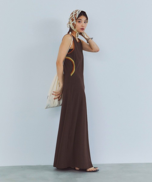 LIENCOEUR（リアンクール）の「バイカラーデザインワンピース（ワンピース・レディース・ブラウン/ブラック/グレー・FREE）」の15枚目の写真