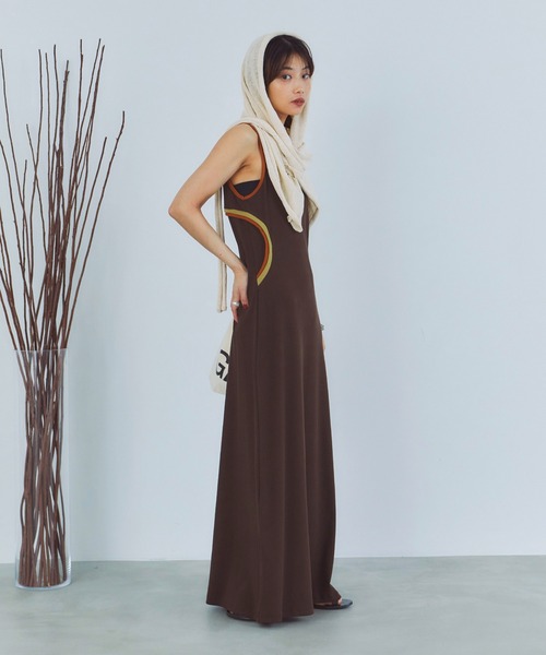 LIENCOEUR（リアンクール）の「バイカラーデザインワンピース（ワンピース・レディース・ブラウン/ブラック/グレー・FREE）」の18枚目の写真