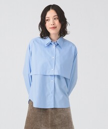 新品　レイビームス　Ray Beams ふんわりブラウス　水色 Ray BEAMS｜レイビームスのシャツ/ブラウス（ブルー・ネイビー