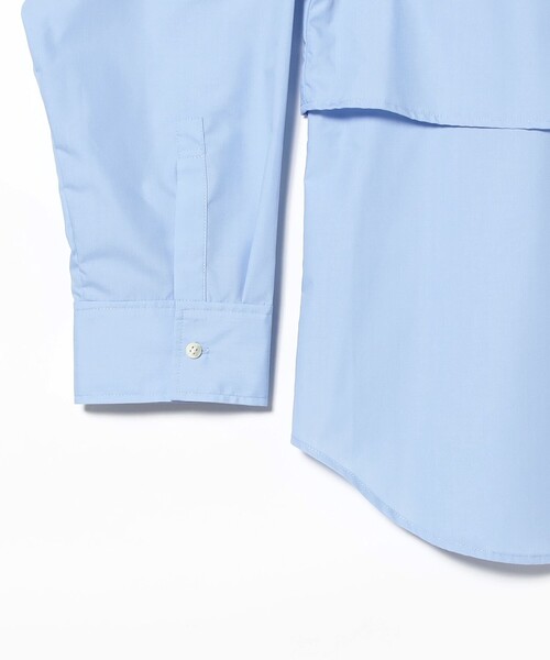 Ray BEAMS(レイビームス)の「Wカラー レイヤード シャツ(シャツ/ブラウス・レディース・サックスブルー/ホワイト・ONE SIZE)」の20枚目の写真