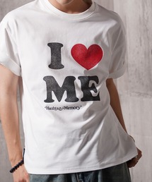 #MEMORY（メモリー）の「【MEMORY】I LOVE ME S/S Tee / ヘビーウェイト コンパクトＴシャツ（Tシャツ/カットソー）」