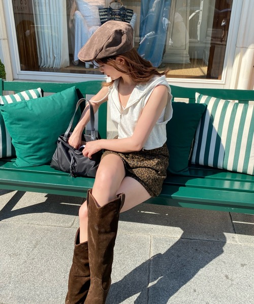 RAY CASSIN(レイカズン)の「フード付きノースリZIPパーカー(Tシャツ/カットソー・レディース・ブラック/グレー/ホワイト系その他・FREE)」の18枚目の写真