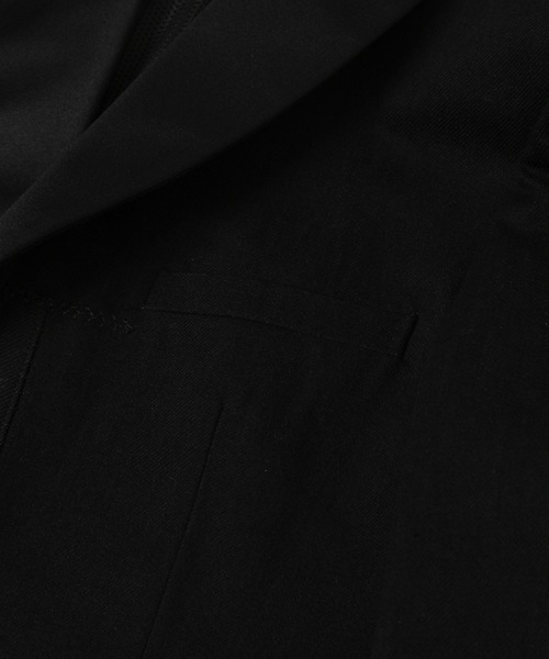 JUNYA WATANABE MAN（ジュンヤワタナベマン）の「綿デニム×多素材パッチワーク ジャケット（テーラードジャケット・メンズ・ブラック・XS）」の4枚目の写真