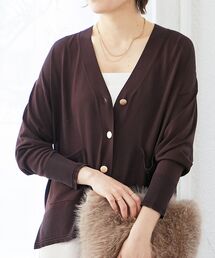 le.coeur blanc | ハイゲージワイドVネックカーディガン(カーディガン/ボレロ)