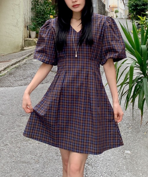 セール】YUGA_YGMC Lantern sleeve dress（ワンピース）｜FREE