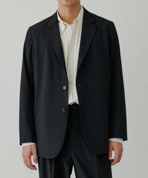 ADAM ET ROPE'（アダムエロペ）の「コンフォート テーラードジャケット / セットアップ対応（テーラードジャケット・メンズ・ブラック/ダークブラウン/ブラウン系その他3・S/L/M）」の4枚目の写真