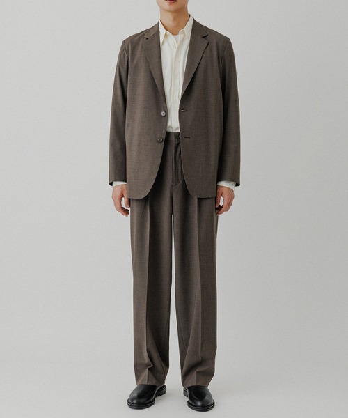 ADAM ET ROPE'（アダムエロペ）の「コンフォート テーラードジャケット / セットアップ対応（テーラードジャケット・メンズ・ブラック/ダークブラウン/ブラウン系その他3・S/L/M）」の11枚目の写真