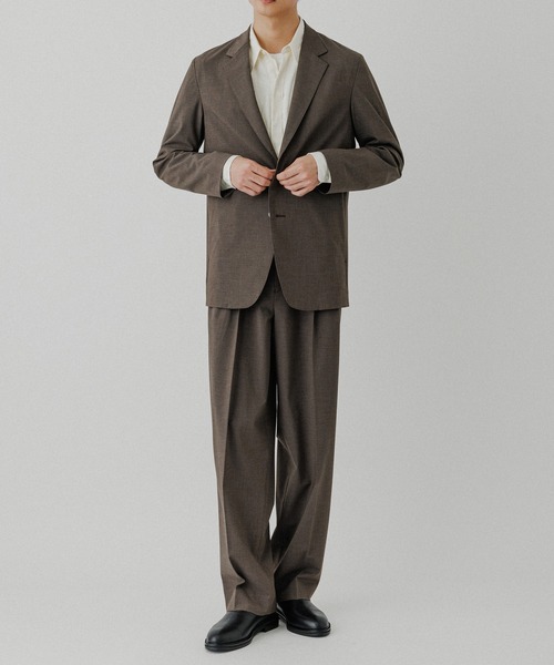 ADAM ET ROPE'（アダムエロペ）の「コンフォート テーラードジャケット / セットアップ対応（テーラードジャケット・メンズ・ブラック/ダークブラウン/ブラウン系その他3・S/L/M）」の12枚目の写真