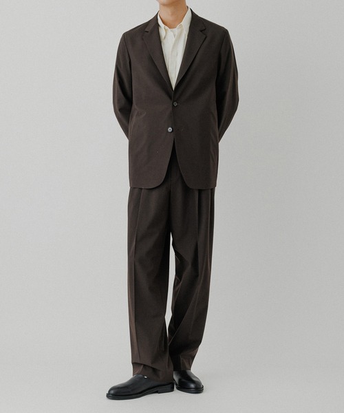ADAM ET ROPE'（アダムエロペ）の「コンフォート テーラードジャケット / セットアップ対応（テーラードジャケット・メンズ・ブラック/ダークブラウン/ブラウン系その他3・S/L/M）」の16枚目の写真