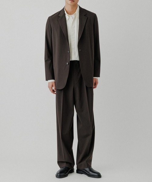 ADAM ET ROPE'（アダムエロペ）の「コンフォート テーラードジャケット / セットアップ対応（テーラードジャケット・メンズ・ブラック/ダークブラウン/ブラウン系その他3・S/L/M）」の17枚目の写真