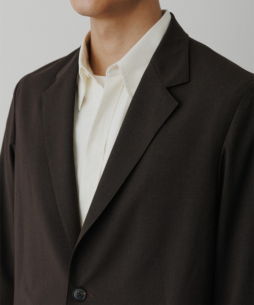 ADAM ET ROPE'（アダムエロペ）の「コンフォート テーラードジャケット / セットアップ対応（テーラードジャケット・メンズ・ブラック/ダークブラウン/ブラウン系その他3・S/L/M）」の18枚目の写真