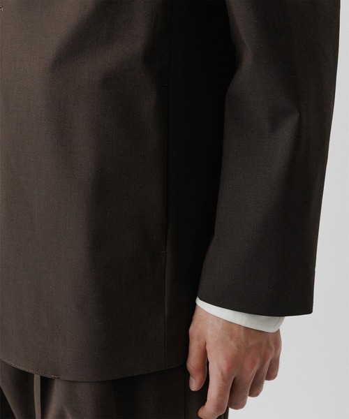 ADAM ET ROPE'（アダムエロペ）の「コンフォート テーラードジャケット / セットアップ対応（テーラードジャケット・メンズ・ブラック/ダークブラウン/ブラウン系その他3・S/L/M）」の21枚目の写真