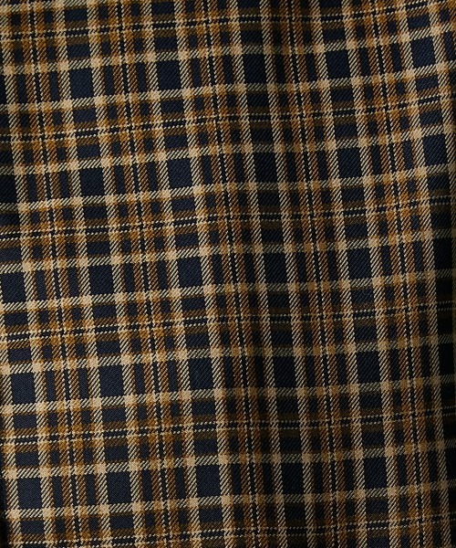 GEVS.(ジェイヴィス)の「チェックブルゾン<大きいサイズ有>GEVS.(ブルゾン・レディース・ブラック系/ブラウン系・5L/4L/3L/LL/L/M)」の5枚目の写真