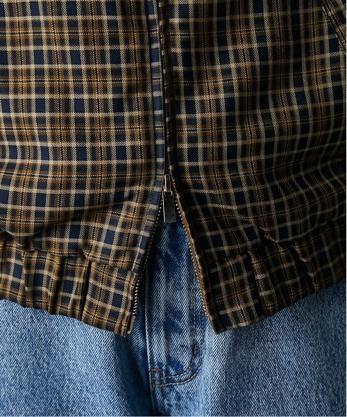 GEVS.(ジェイヴィス)の「チェックブルゾン<大きいサイズ有>GEVS.(ブルゾン・レディース・ブラック系/ブラウン系・5L/4L/3L/LL/L/M)」の8枚目の写真