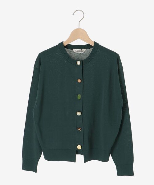 le.coeur blanc（ルクールブラン）の「TORRAZZO DONNA ビジューカーディガン（カーディガン/ボレロ・レディース・ブラウン/グリーン/ライトベージュ・38）」の4枚目の写真