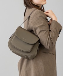 EDITA. | Round pocket hand bag コンパクト / ペットボトル収納可(ハンドバッグ)