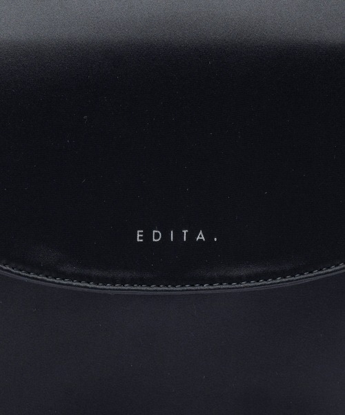 EDITA.（エディータ）の「Round pocket hand bag コンパクト / ペットボトル収納可（ハンドバッグ・レディース・オリーブ/ブラック・FREE）」の8枚目の写真