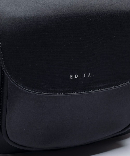 EDITA.（エディータ）の「Round pocket hand bag コンパクト / ペットボトル収納可（ハンドバッグ・レディース・オリーブ/ブラック・FREE）」の9枚目の写真