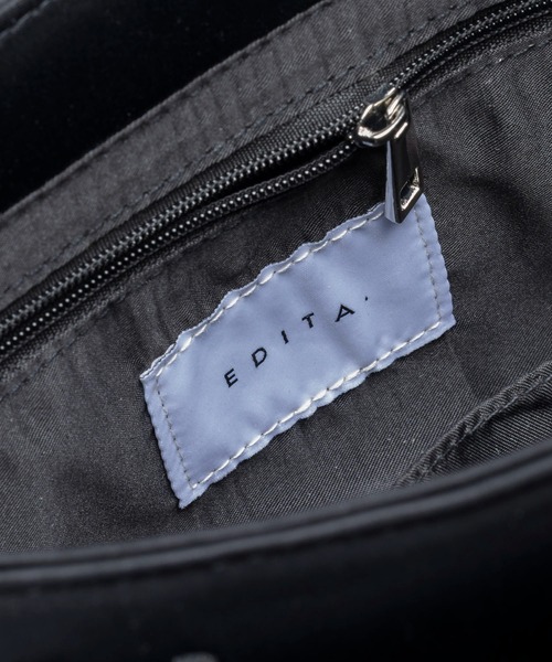 EDITA.（エディータ）の「Round pocket hand bag コンパクト / ペットボトル収納可（ハンドバッグ・レディース・オリーブ/ブラック・FREE）」の15枚目の写真