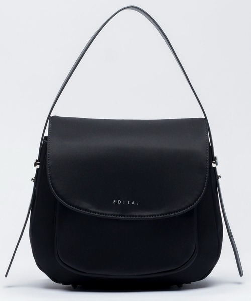 EDITA.（エディータ）の「Round pocket hand bag コンパクト / ペットボトル収納可（ハンドバッグ・レディース・オリーブ/ブラック・FREE）」の19枚目の写真
