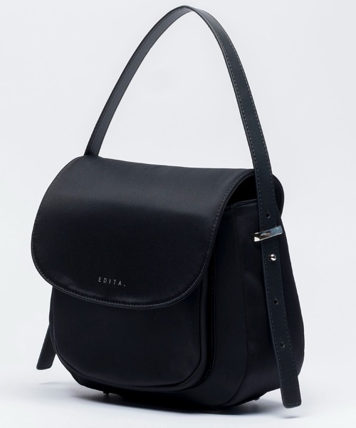 EDITA.（エディータ）の「Round pocket hand bag コンパクト / ペットボトル収納可（ハンドバッグ・レディース・オリーブ/ブラック・FREE）」の22枚目の写真