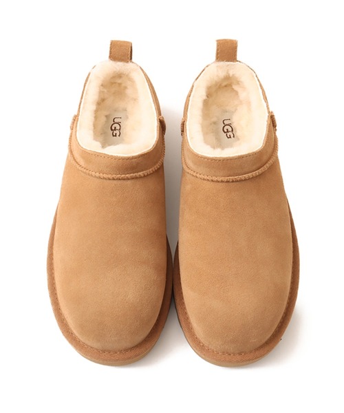 関税込み♪【UGG】Classic Micro もこもこ ★ ロゴ ブーツ UGG W CLASSIC MICRO / アグ クラシック マイクロ（ブーツ