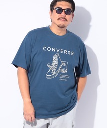 CONVERSE (コンバース) フロントプリント 半袖Tシャツ
