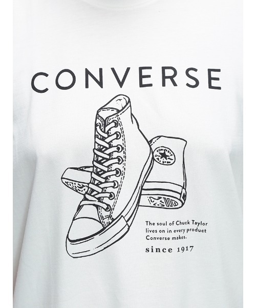CONVERSE(コンバース)の「CONVERSE (コンバース) フロントプリント 半袖Tシャツ(Tシャツ/カットソー・メンズ・ホワイト/カーキ/ブラック/ブルー・5L/4L/3L)」の22枚目の写真