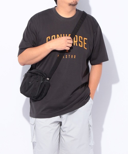 CONVERSE(コンバース)の「CONVERSE (コンバース) フロントプリント 半袖Tシャツ(Tシャツ/カットソー・メンズ・ホワイト/カーキ/ブラック/ブルー・5L/4L/3L)」の11枚目の写真