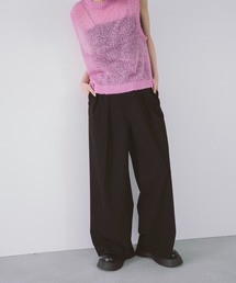 duei（デュイ）の「ハイウエストツータックワイドパンツ（スラックス）」