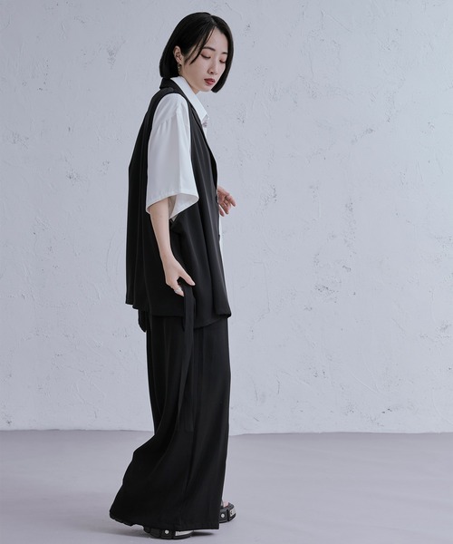 Ellno Loset（エルノロゼット）の「フラワーモチーフプリントパンツ SET UP対応（その他パンツ・メンズ・ブラック/ライトグレー・X-SMALL/SMALL/MEDIUM/LARGE）」の13枚目の写真