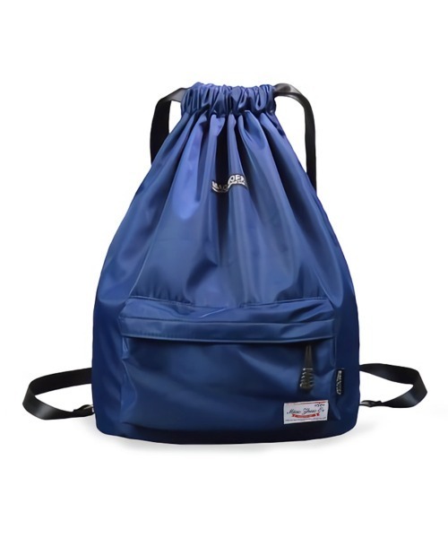 BACKYARD FAMILY(バックヤードファミリー)の「ナップザック 撥水 mzebag01(バックパック/リュック・レディース・ブラック/その他/ブルー系その他2/その他4/オフホワイト/その他3/ブルー系その他/ブルー系その他3/ピンク/グレー/ネイビー/ミント/その他2/その他1・FREE)」の5枚目の写真
