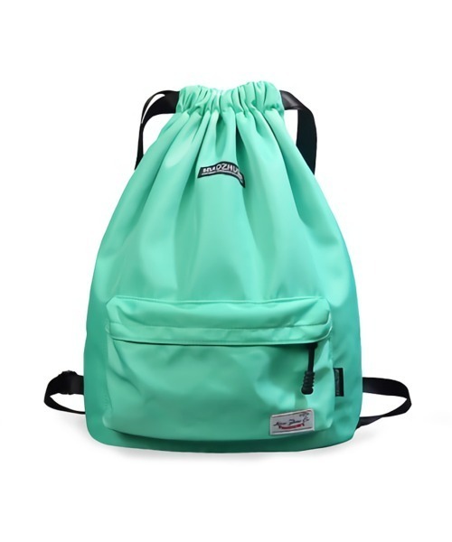 BACKYARD FAMILY(バックヤードファミリー)の「ナップザック 撥水 mzebag01(バックパック/リュック・レディース・ブラック/その他/ブルー系その他2/その他4/オフホワイト/その他3/ブルー系その他/ブルー系その他3/ピンク/グレー/ネイビー/ミント/その他2/その他1・FREE)」の4枚目の写真