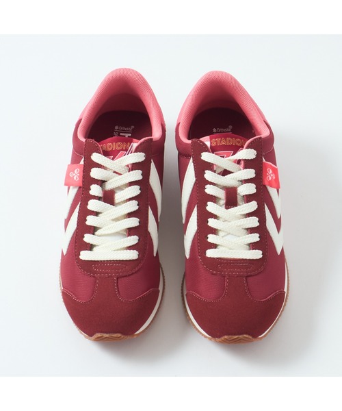 hummel（ヒュンメル）の「hummel/ヒュンメル STADION NYLON（スニーカー・レディース・グリーン/レッド・23cm/24cm/25cm/25.5cm/26.5cm/27cm/28cm/22.5cm）」の8枚目の写真
