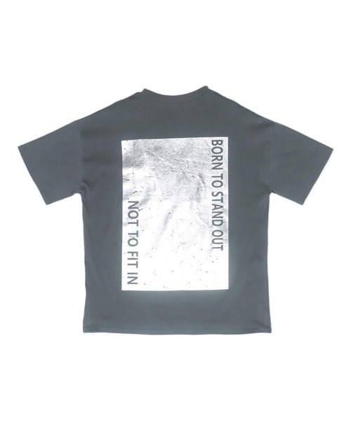 ANAP(アナップ)の「箔 プリント オーバー サイズ Tシャツ(Tシャツ/カットソー・レディース・ホワイト/ダークグレー・FREE)」の12枚目の写真
