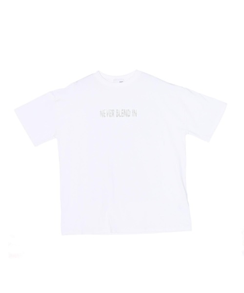 ANAP(アナップ)の「箔 プリント オーバー サイズ Tシャツ(Tシャツ/カットソー・レディース・ホワイト/ダークグレー・FREE)」の18枚目の写真