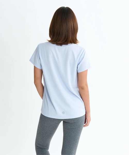 ROXY(ロキシー)の「ACTIVE LIFE TEE/ロキシー水陸両用速乾UVケアフロントプリント半袖Tシャツ(水着)(Tシャツ/カットソー・レディース・ブラック/ミント/グレー/ホワイト・LARGE/MEDIUM/SMALL)」の14枚目の写真